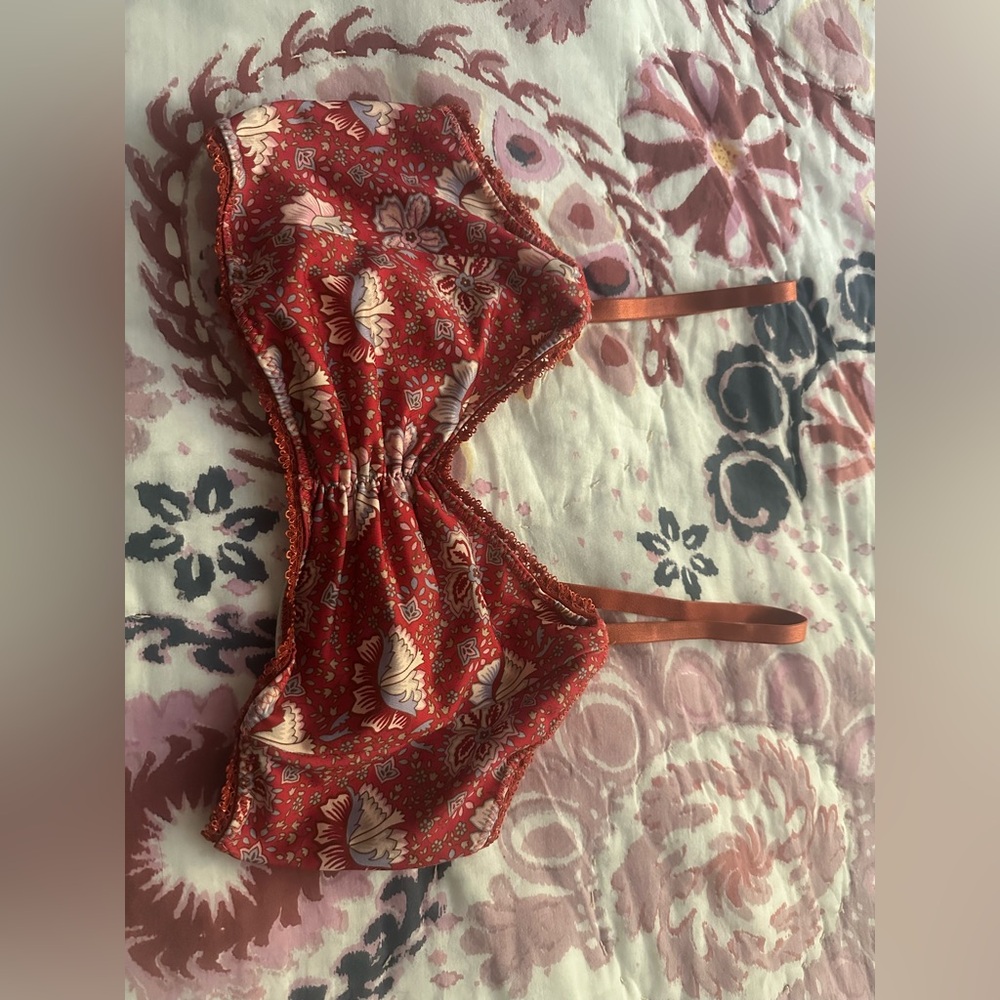 Spell Red Floral Bra